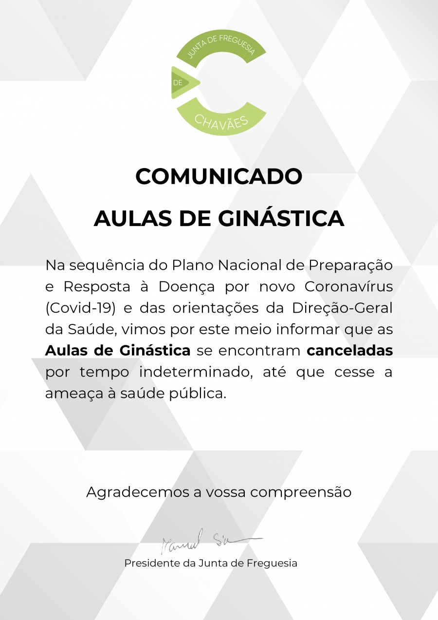Gin&aacute;stica Canceladas